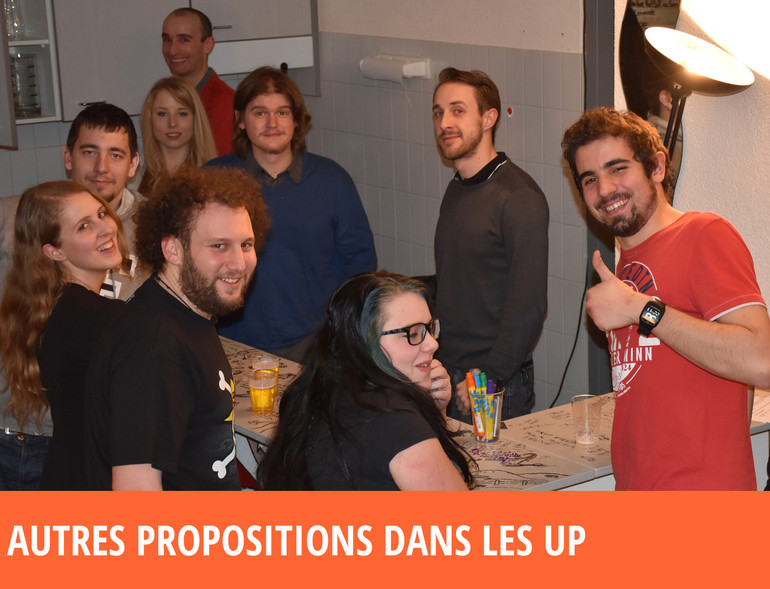 Autres propositions dans les UP