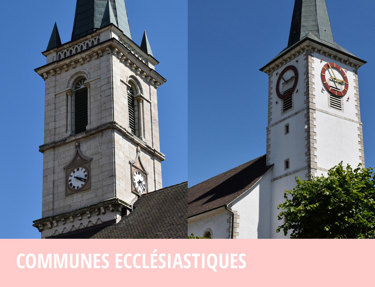 Communes ecclésiastiques de la Paroisse St-Gilles