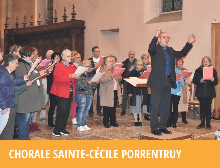 Vers la page de la chorale Sainte-Cécile de Porrentruy