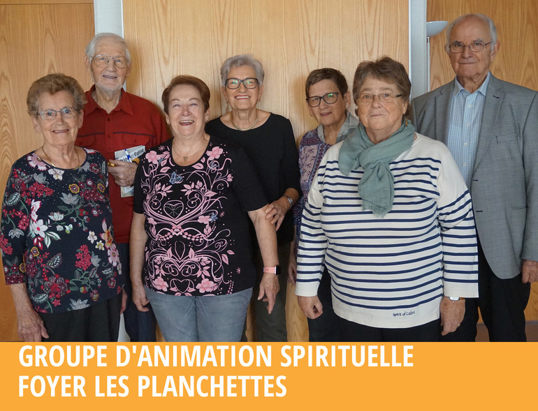 Vers la page du groupe d'animation spirituelle du Foyer Les Planchettes