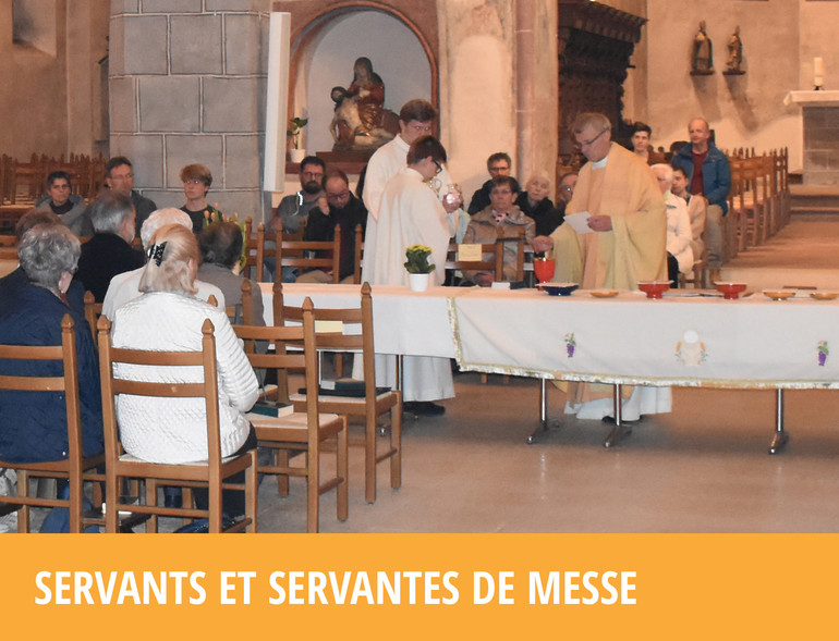 Vers la page des servants et servantes de messe