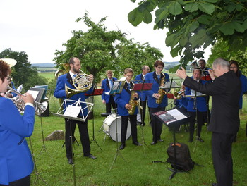 Messe animée par la fanfare de Cornol