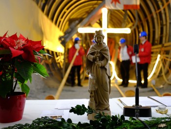 Statue de Sainte Barbe, patronne des mineurs