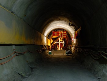Messe dans le laboratoire sousterrain du Mont-Terri