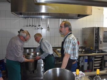 La soupe est prête à être servie