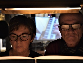 Dominique Rosenblatt et Lucie Castellani en 4 mains à l'orgue