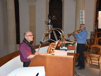 Jean-Michel Nobs accompagnée par Dominique Rosenblatt à l'orgue