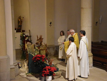 Encensement de la crèche