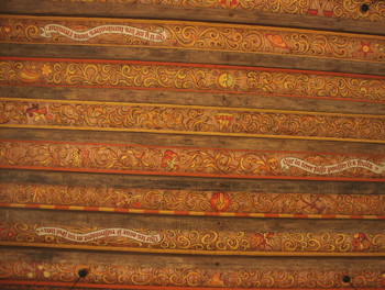 Plafond de l'église de Chevenez