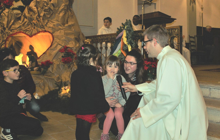 Messes de Noël avec les familles