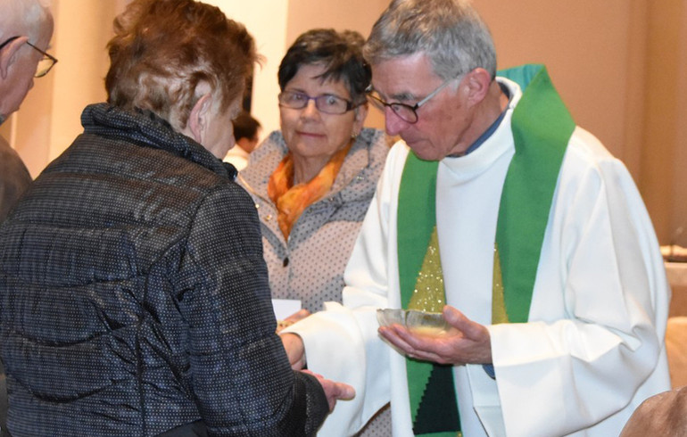 Onction des malades à Courgenay