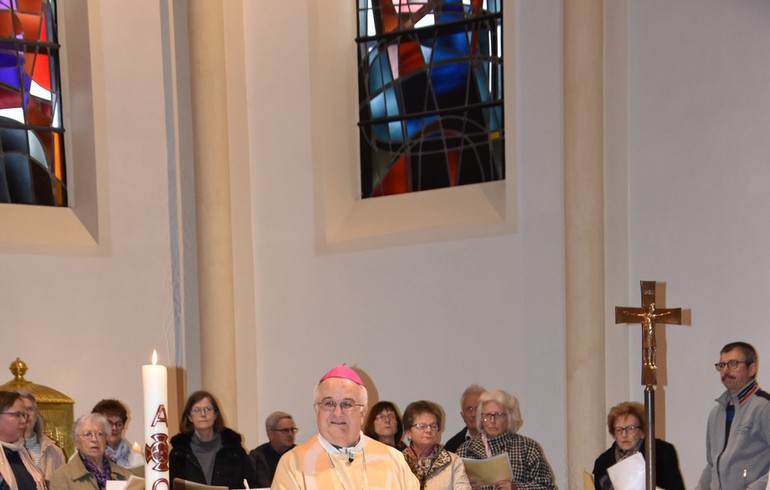 Institution de Patrick Godat comme lecteur et acolyte à Courgenay