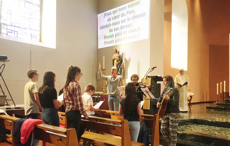 Messe d'entrée en retraite à Cornol