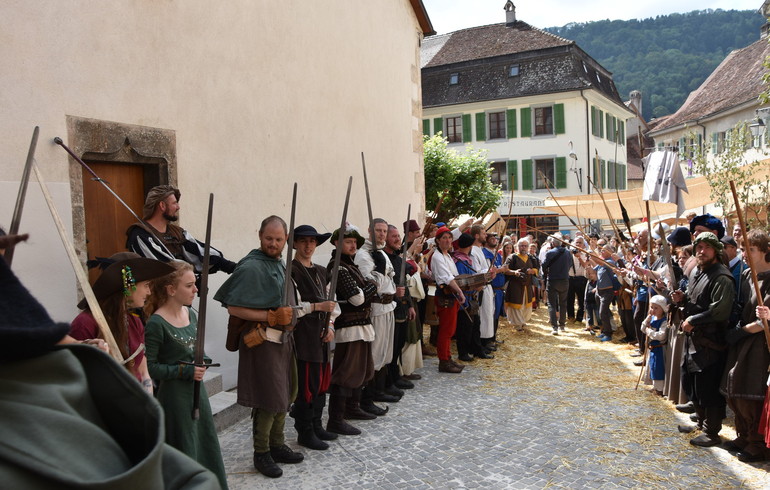 Cortège des médiévales à St-Ursanne