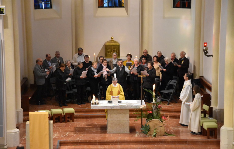 Fête des médailles de la Ste-Cécile à Courgenay