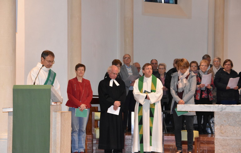 Célébration oecuménique à l'église de Courgenay