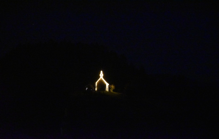 Décorations de Noël à Cornol