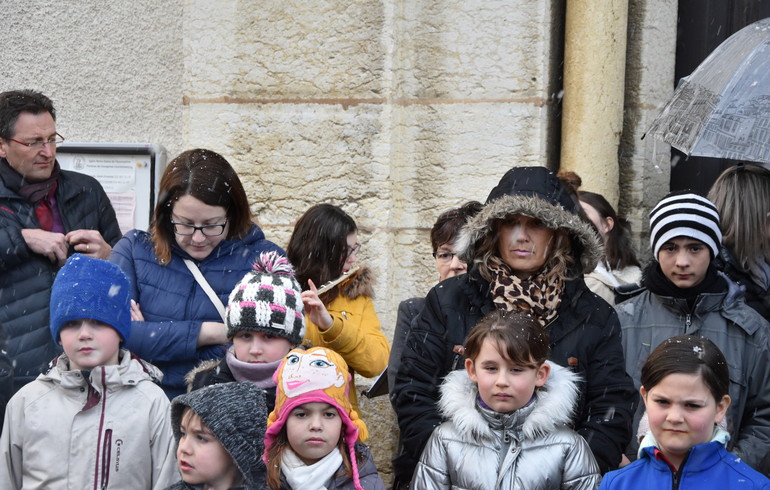 Célébration des cendres à Courgenay