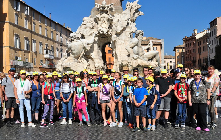 Pèlerinage des servants de messe à Assise et Rome