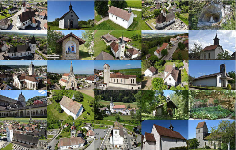 80 sites religieux d'Ajoie et du Clos-du-Doubs à re-découvrir