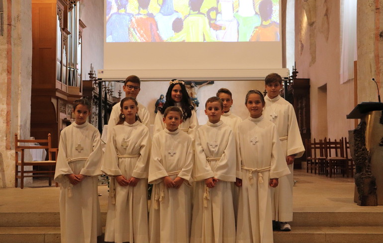 Première communion à St-Pierre - 27 septembre 2020