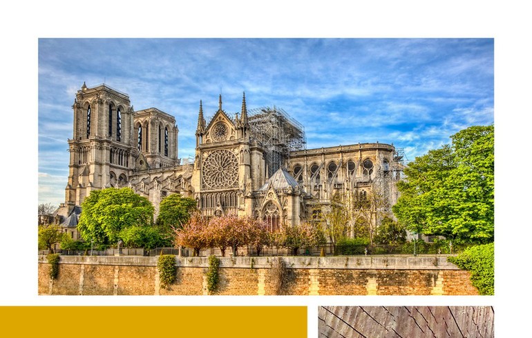 Départ des poutres pour Notre-Dame de Paris