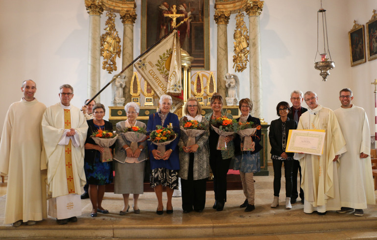 La Sainte-Cécile de Courtedoux fête ses 100 ans et honore 6 jubilaires