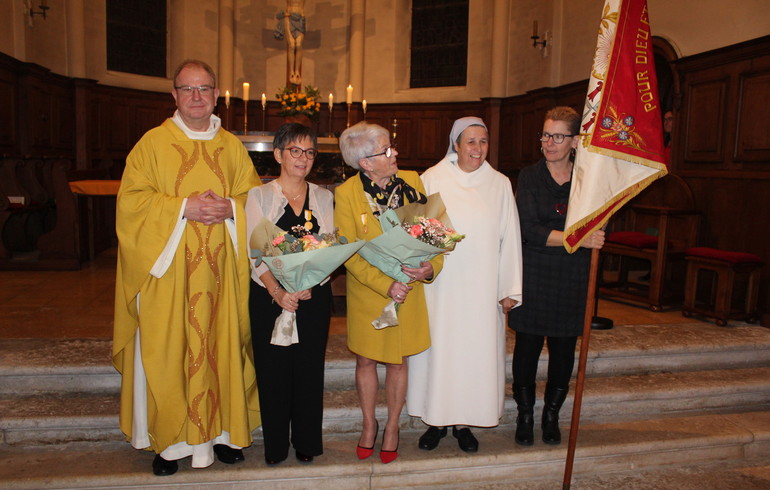 La Ste-Cécile de Courtemaîche fête ses jubilaires