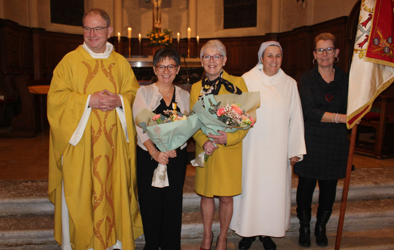 Les Ste-Cécile de Coutemaîche et Damphreux-Lugnez fêtent leurs jubilaires