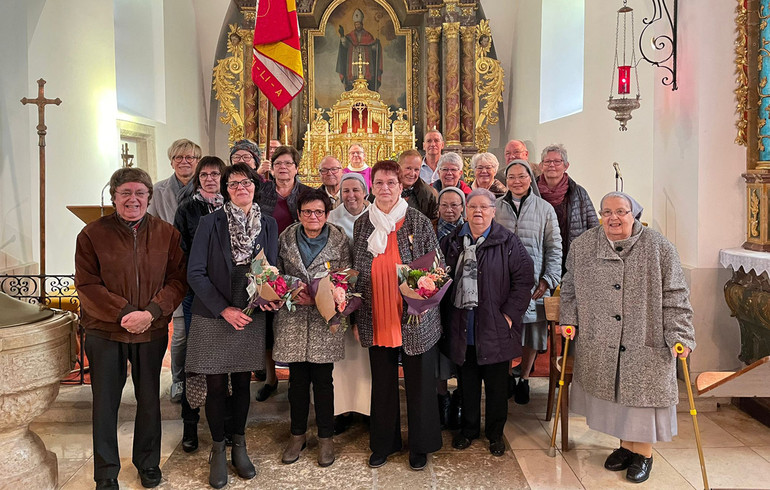 La Ste-Cécile de Damphreux-Lugnez et Montignez fête ses jubilaires