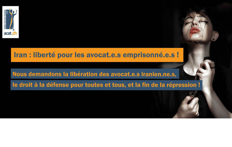 Iran : liberté pour les avocat.e.s emprisonné.e.s !