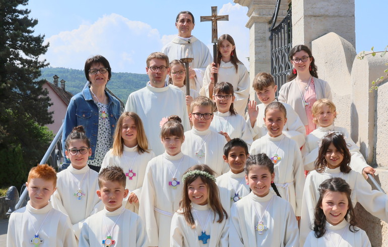 Première communion à St-Gilles, 4 juin 2023