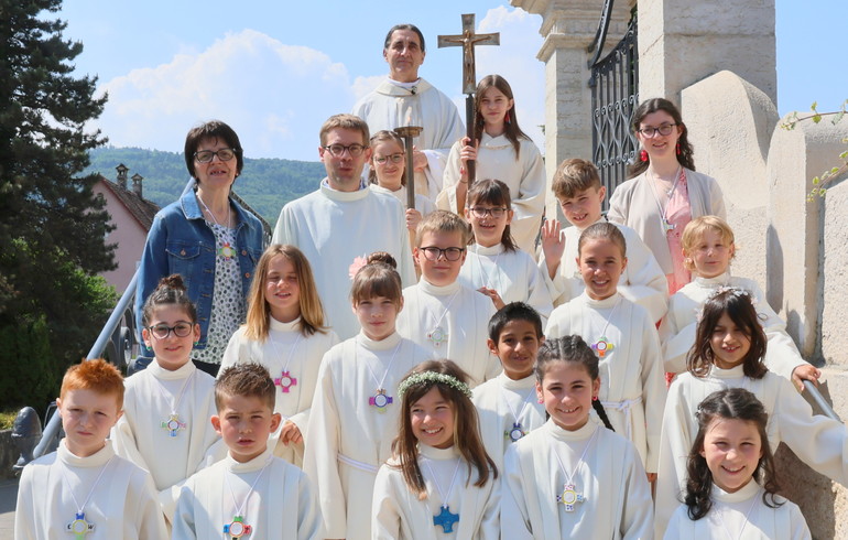 Première communion à St-Gilles, 4 juin 2023