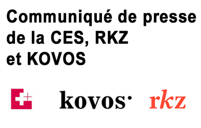 Communiqué de presse de la CES,  RKZ et KOVOS